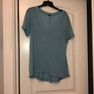 Blue Free People Tee